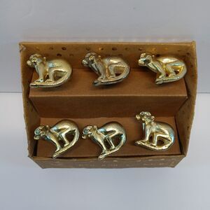 Casa Decor Home Design Concepts Set Of 6 Golden Monkey Drawer Knobs